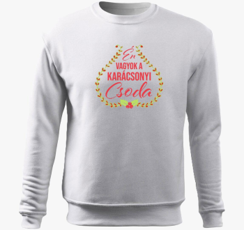 Én vagyok a karácsonyi csoda belebújós pulóver