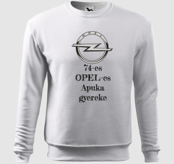 Opel-es apuka gyereke v2 belebújós pulóver