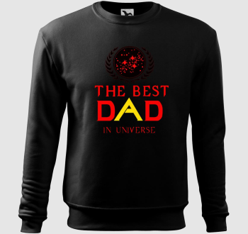 Best Dad in Universe belebújós pulóver