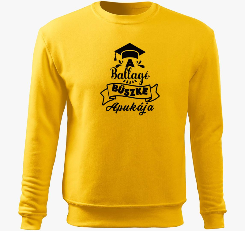 A ballagó büszke apukája belebújós pulóver