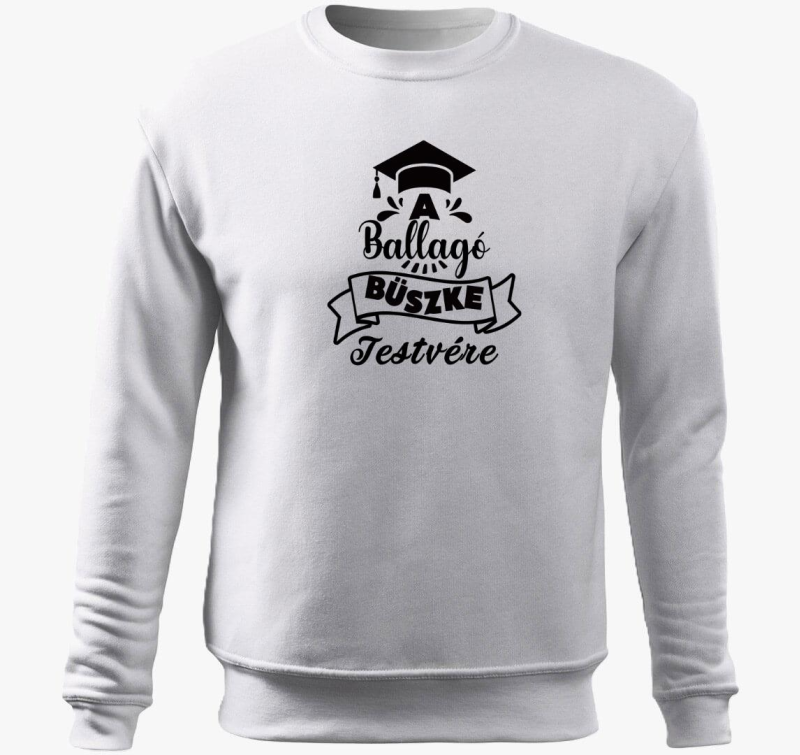 A ballagó büszke testvére belebújós pulóver