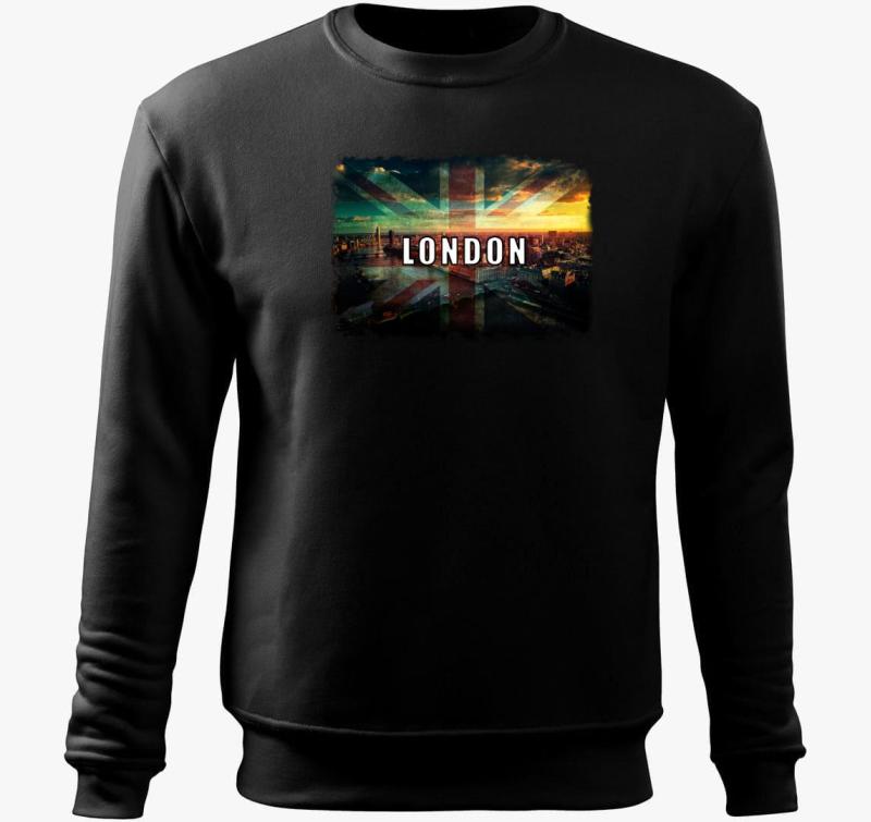 London látkép belebújós pulóver