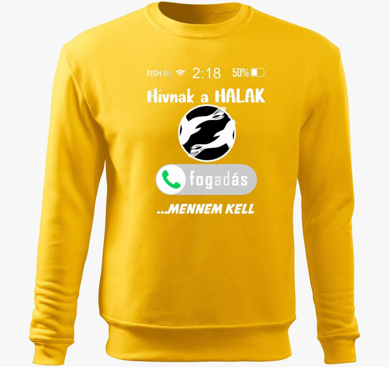 Hívnak a halak mintás belebújós pulóver