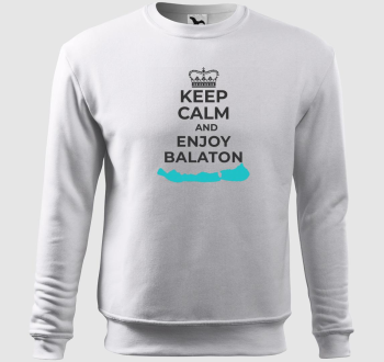 Keep calm and enjoy Balaton belebújós pulóver