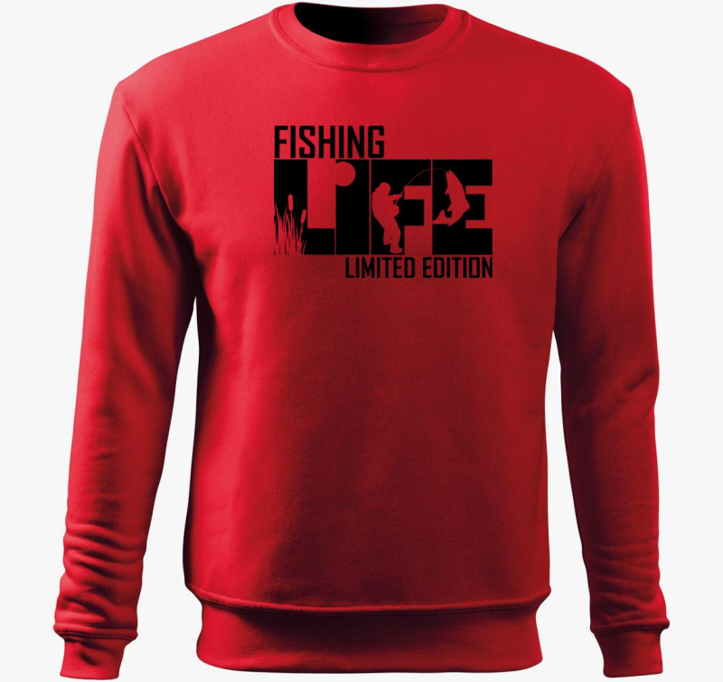 Fishing life feliratos belebújós pulóver