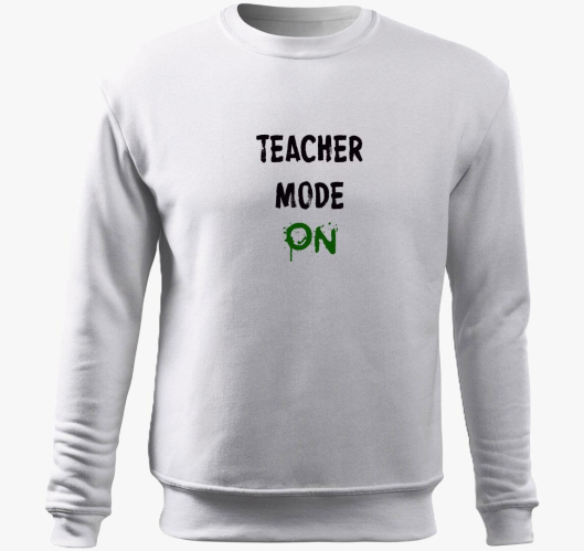 Tanármód be belebújós pulóver...