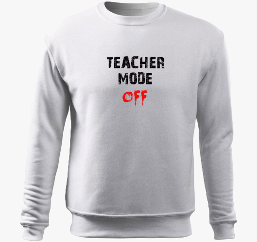 Tanármód ki belebújós pulóver...