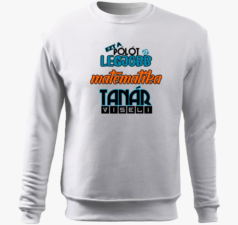 Matematika tanár belebújós pulóver