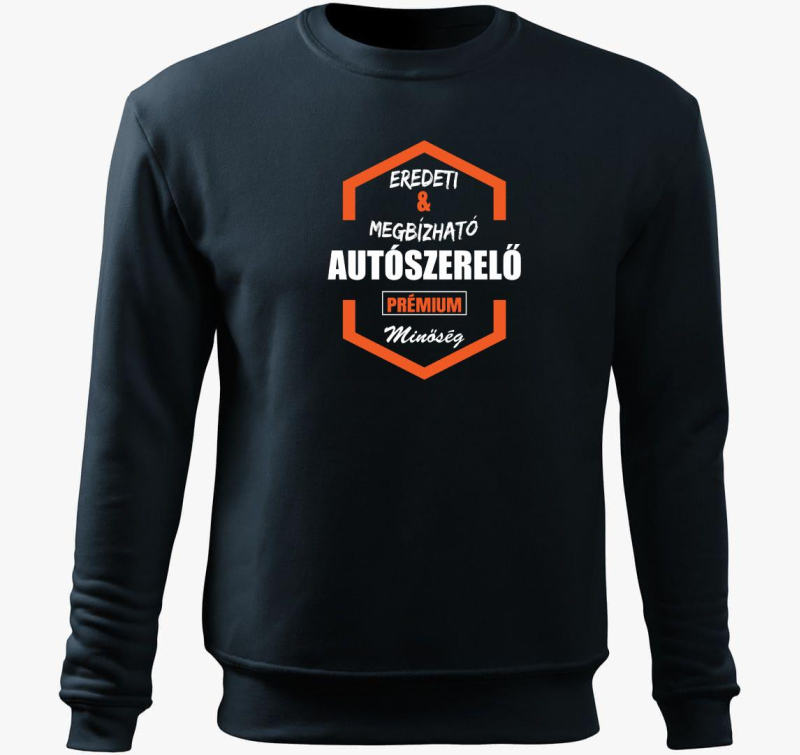 Eredeti és megbízható autószerelő prémium minőség belebújós pulóver