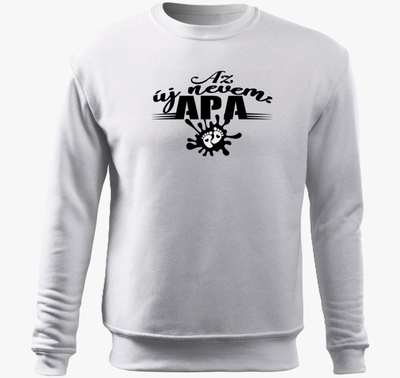 Apák napi Az új nevem APA belebújós pulóver