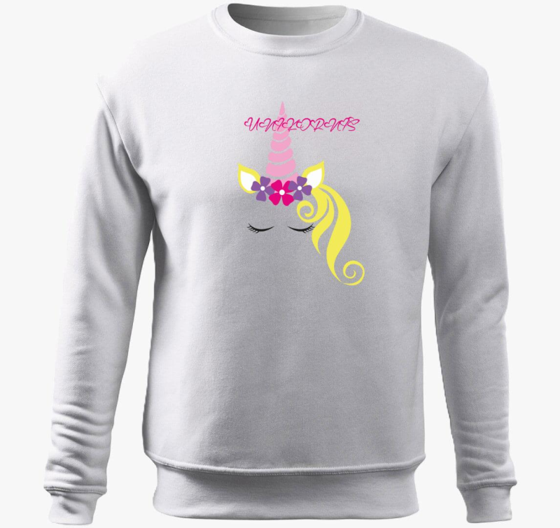 Unikornis belebújós pulóver