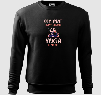 Yoga is my art belebújós pulóver