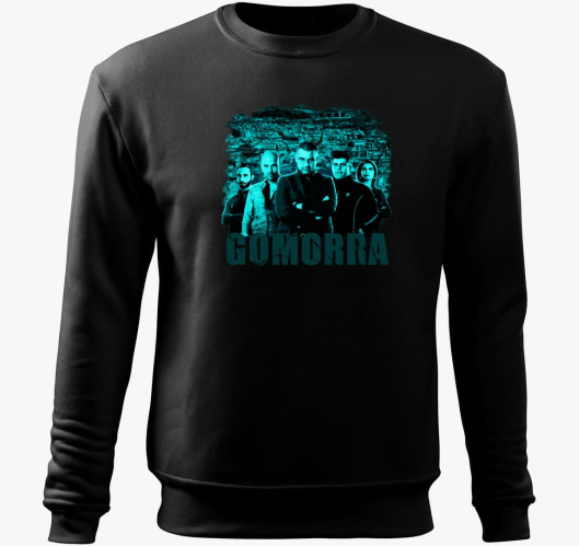 Gomorra kék belebújós pulóver...