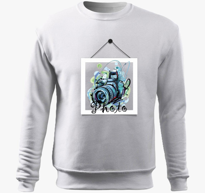 Fényképész belebújós pulóver
