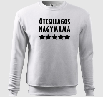 Ötcsillagos nagymama belebújós pulóver