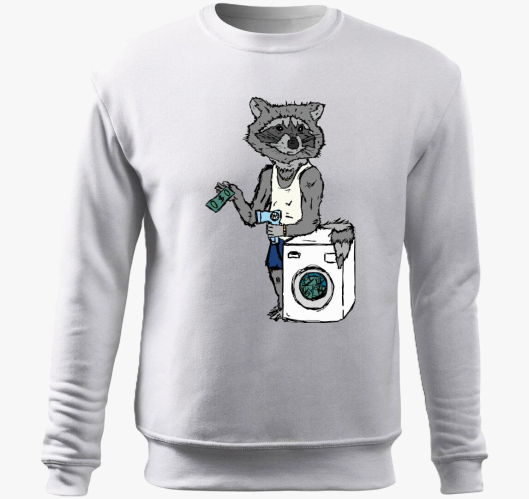 Pénzmosó mosómedve belebújós p...