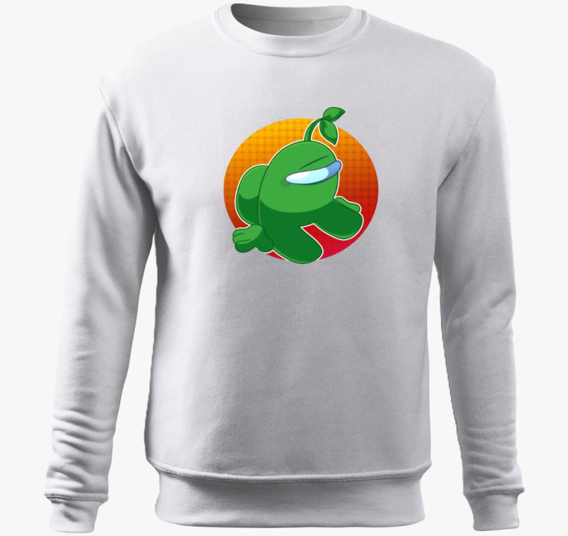 Among Us zöld belebújós pulóver
