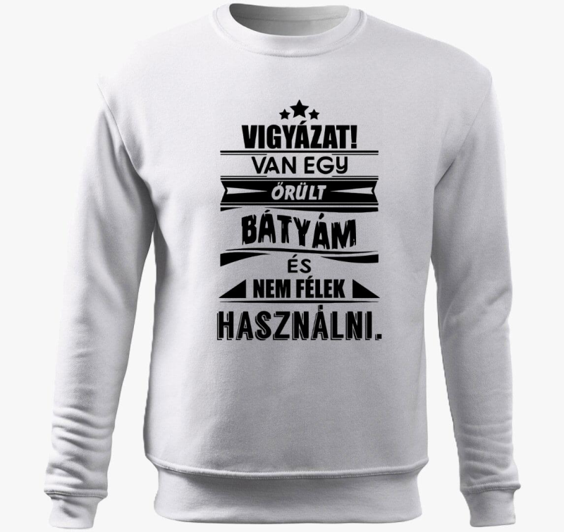Van egy őrült bátyám belebújós pulóver