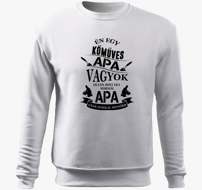 Kőműves apuka belebújós pulóver