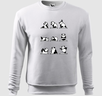 Jógázó panda belebújós pulóver