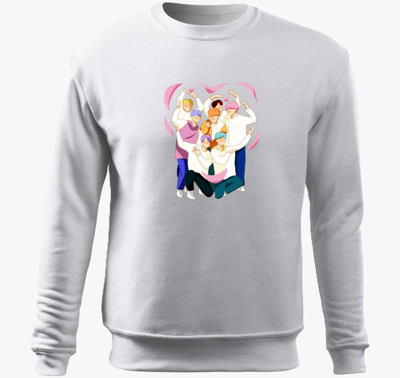 BTS szerelem belebújós pulóver