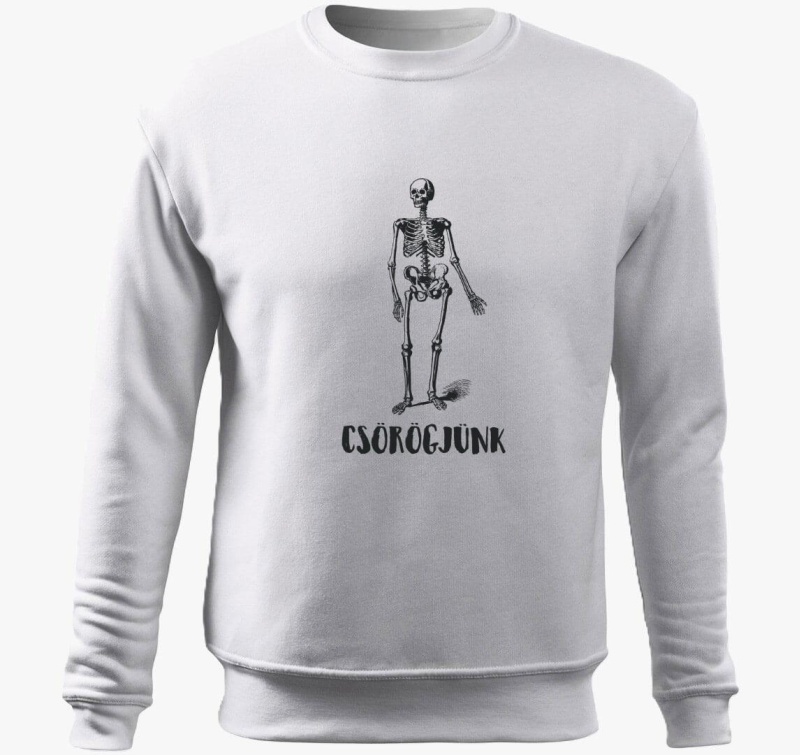 Csörögjünk csontváz belebújós pulóver