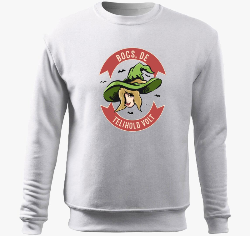 Bocs, de telihold volt Halloween belebújós pulóver