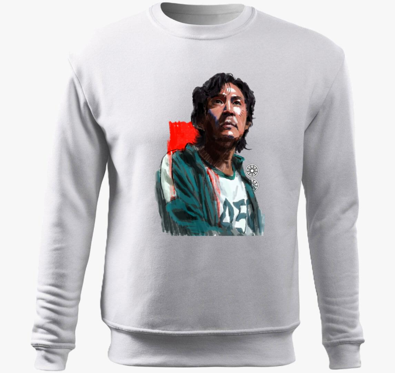 Squid Game - Seong Gi-hun art belebújós pulóver