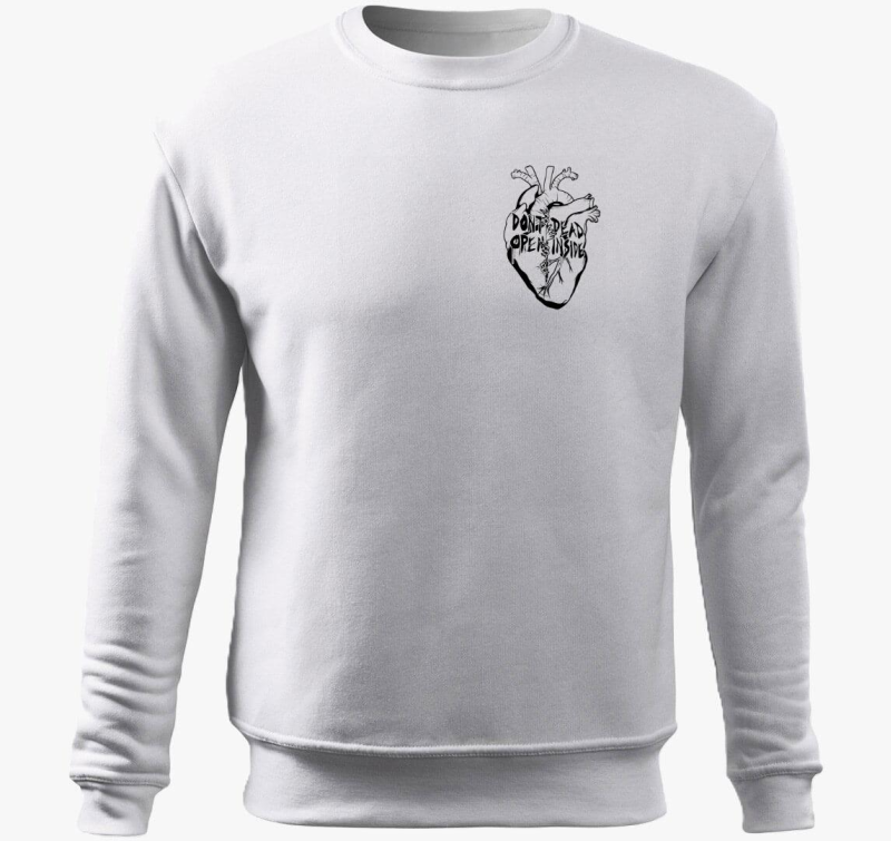 Ne nyisd ki, halott odabent szíves belebújós pulóver