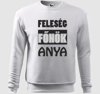 Feleség főnök anya belebújós pulóver 