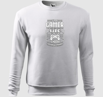Gamer élet belebújós pulóver