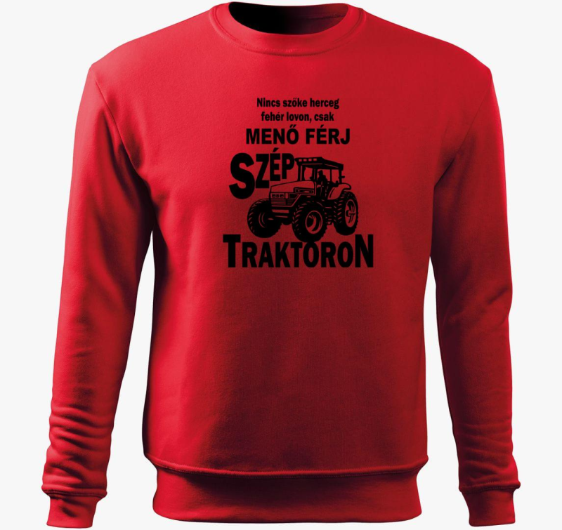 Nincs szőke herceg fehér lovon csak menő férj szép traktoron belebújós pulóver