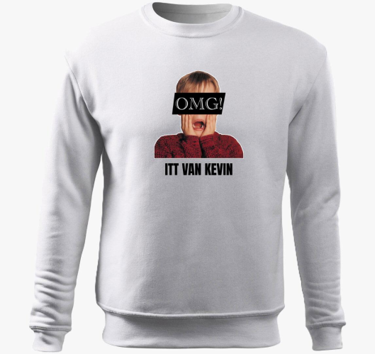 OMG itt van Kevin belebújós pu...