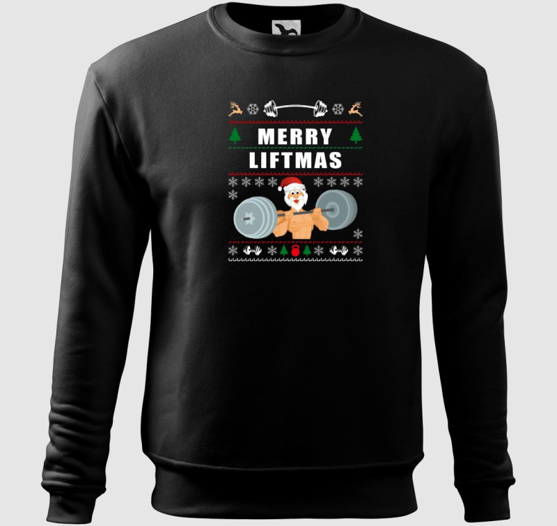 Merry liftmas belebújós pulóver