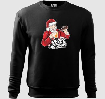 Boldog karácsonyt sörös belebújós pulóver