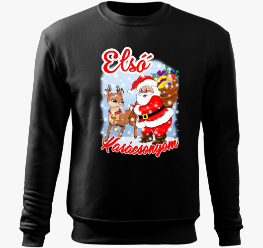 Karácsony, mikulás, első karác...