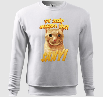 De szép macska vagy Sanyi belebújós pulóver