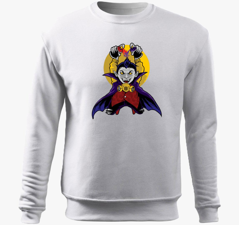 Graffitis vámpír belebújós pulóver