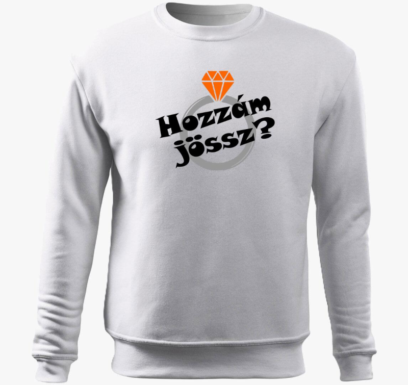 Hozzám jössz feliratos belebújós pulóver