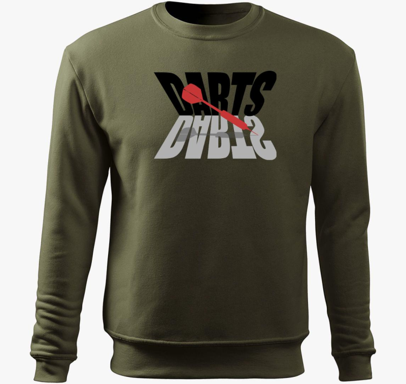 Darts feliratos belebújós pulóver