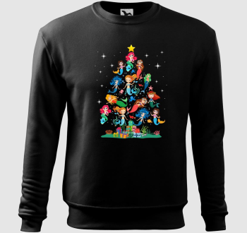 Sellős karácsonyi belebújós pulóver