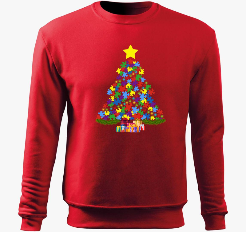 Klafa karácsonyi kirakós belebújós pulóver