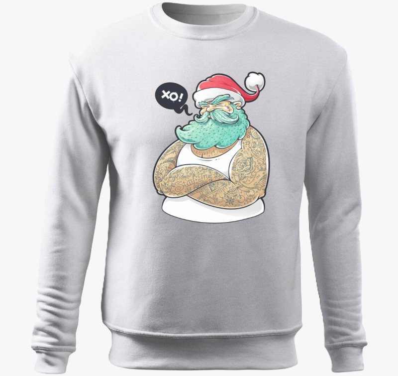 Tetovált mikulás belebújós pulóver