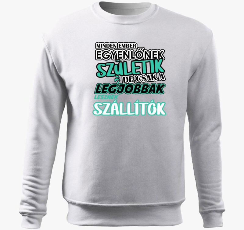 Egyenlőnek születik szállító belebújós pulóver