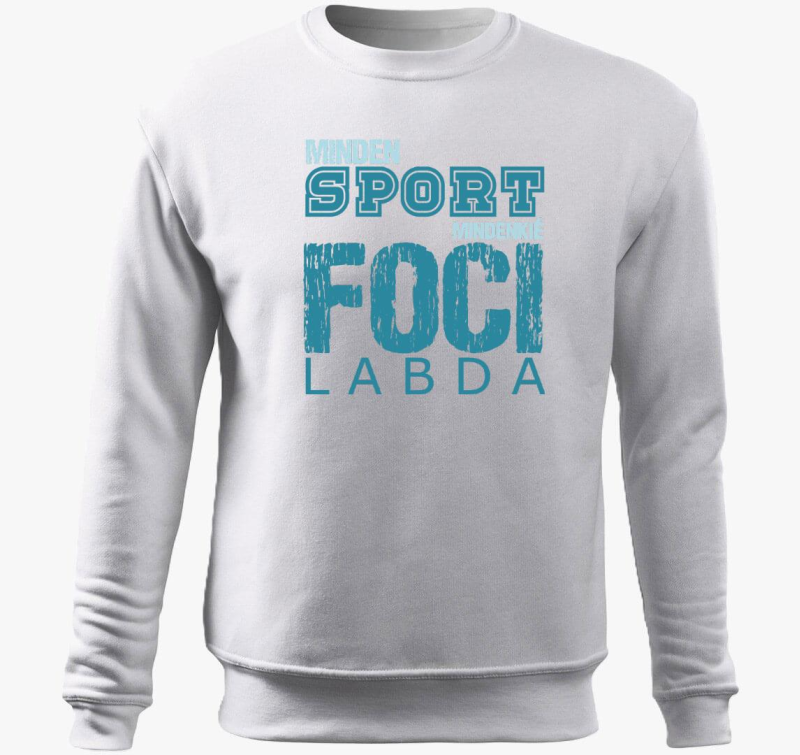 Minden sport focis belebújós pulóver