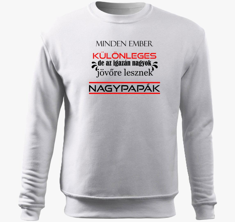 Különleges Nagypapák belebújós pulóver