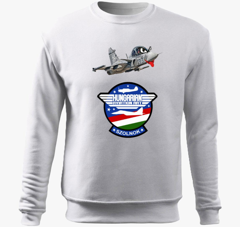  Hungarian Aviation Art Patch Gripen belebújós pulóver
