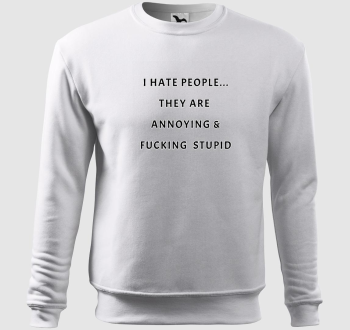I Hate People.. - Wednesday Addams belebújós pulóver