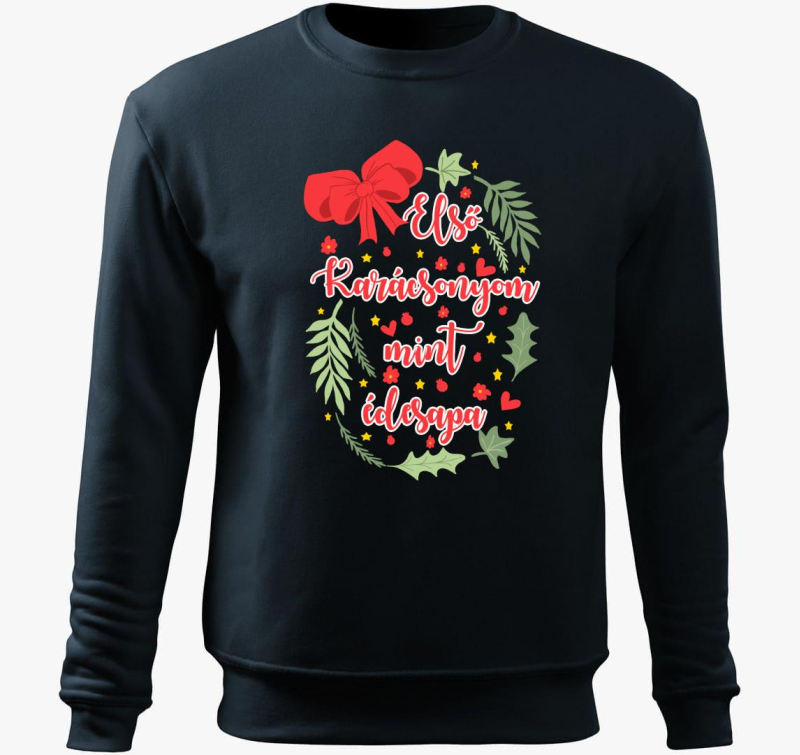 Első karácsonyom mint édesapa körbe belebújós pulóver