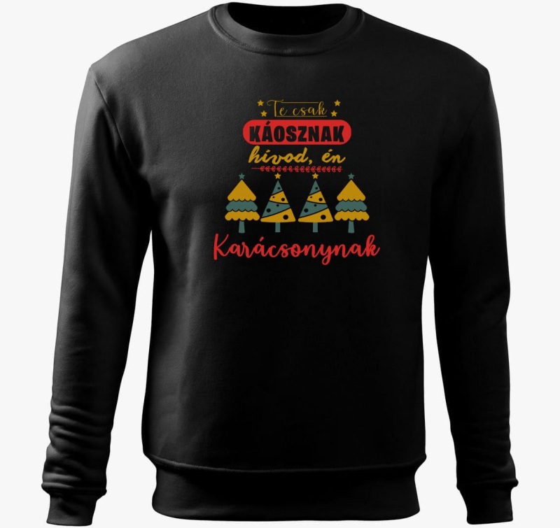 Te csak káosznak hívod, én karácsonynak belebújós pulóver
